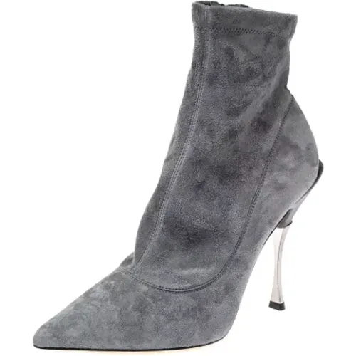 Pre-owned Suede boots , female, Sizes: 6 UK - Dolce & Gabbana Pre-owned - Modalova