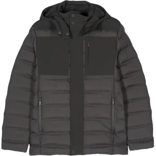 Graue Jacke mit Abnehmbarer Kapuze Wasserabweisend , Herren, Größe: 2XL - Colmar - Modalova