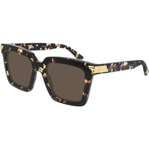 Stylische Sonnenbrille Bv1005S Farbe 002 , Damen, Größe: 53 MM - Bottega Veneta - Modalova