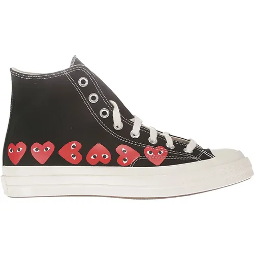 Converse Multi Heart Low Top Trainers , female, Sizes: 6 UK, 7 UK, 11 UK, 5 UK, 8 UK, 8 1/2 UK, 5 1/2 UK, 10 UK - Comme des Garçons - Modalova