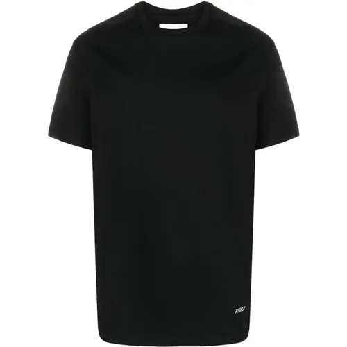 Logo Platte T-Shirt , Herren, Größe: L - Jil Sander - Modalova