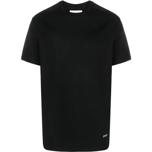 Logo Platte T-Shirt , Herren, Größe: XL - Jil Sander - Modalova