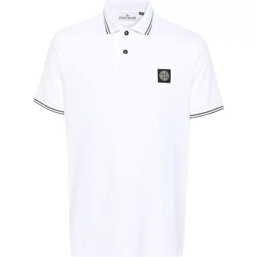 Klassisches Polo-Shirt in Verschiedenen Farben , Herren, Größe: M - Stone Island - Modalova