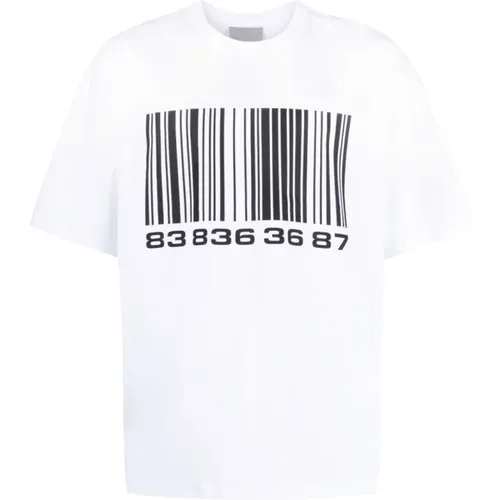 Printed T-shirt with Logo , male, Sizes: M, S - Vtmnts - Modalova
