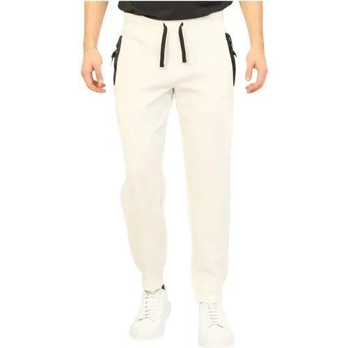 Weiße Jogger Sweatpants mit Elastischem Bund , Herren, Größe: XL - Armani Exchange - Modalova