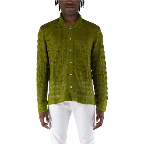 Knit Shirt Yasu , male, Sizes: L, S - Séfr - Modalova