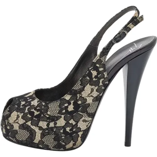 Pre-owned Lace sandals , female, Sizes: 5 1/2 UK - Giuseppe Zanotti Pre-owned - Modalova