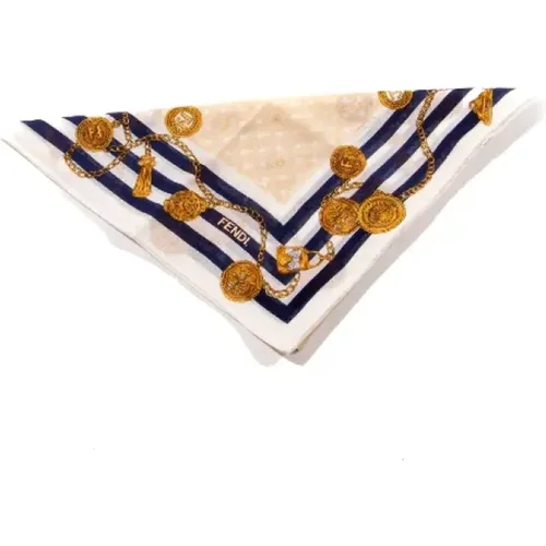 Pre-owned Fabric scarves , female, Sizes: ONE SIZE - Fendi Vintage - Modalova