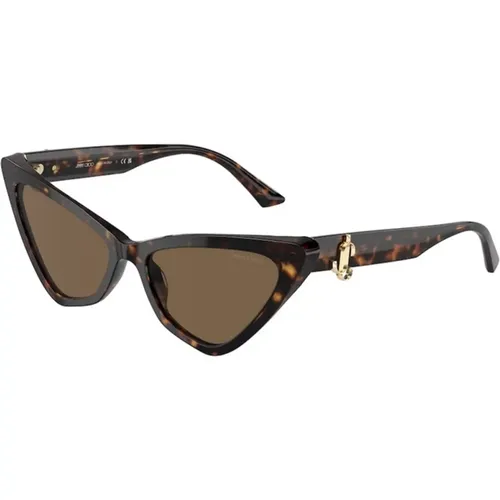 Dark Frame Sunglasses , female, Sizes: 55 MM - Jimmy Choo - Modalova