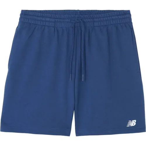 French Terry Short Shorts , Herren, Größe: L - New Balance - Modalova