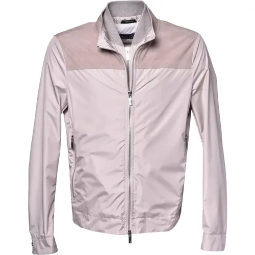 Down jacket in fabric , male, Sizes: 2XL, L, 3XL, XL - Baldinini - Modalova