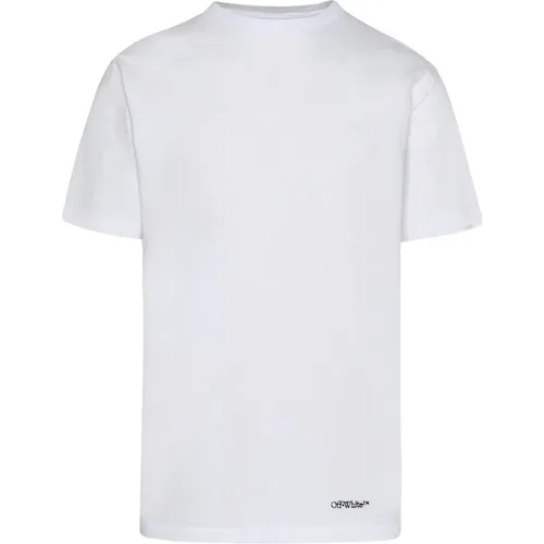 Weiße Baumwoll-T-Shirt Ss22 Off - Off White - Modalova