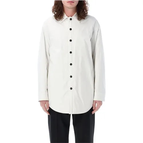 Overshirt Popeline Jacket , male, Sizes: XS - Bottega Veneta - Modalova