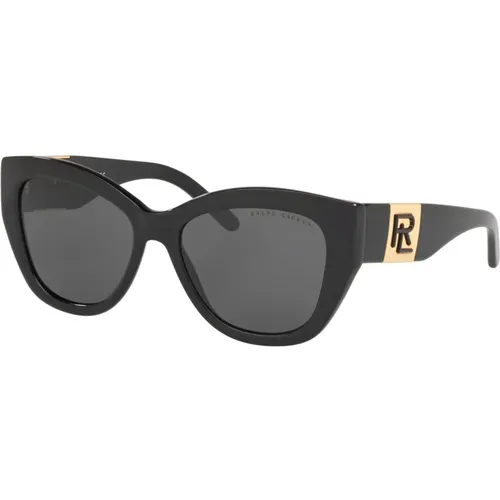 Schwarze/Graue Sonnenbrille RL 8175 , Damen, Größe: 54 MM - Ralph Lauren - Modalova