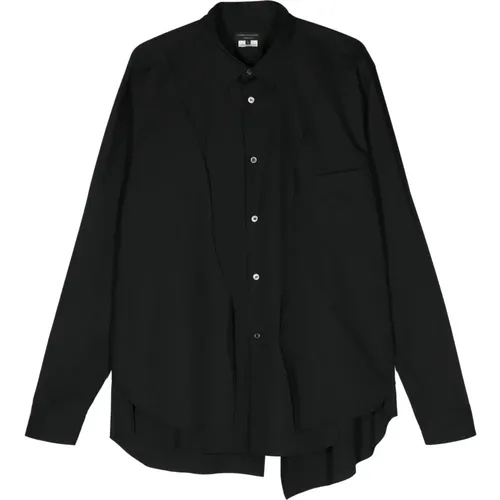 Cotton Shirt with Classic Design , male, Sizes: L - Comme des Garçons - Modalova