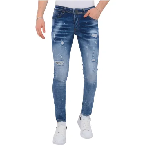 Slim-fit Jeans , male, Sizes: W33, W32, W36, W29, W38, W31, W34, W30 - Local Fanatic - Modalova