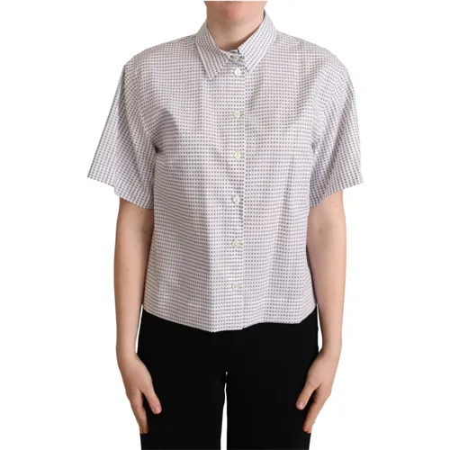 Short Sleeve Shirts , Damen, Größe: M - Dolce & Gabbana - Modalova