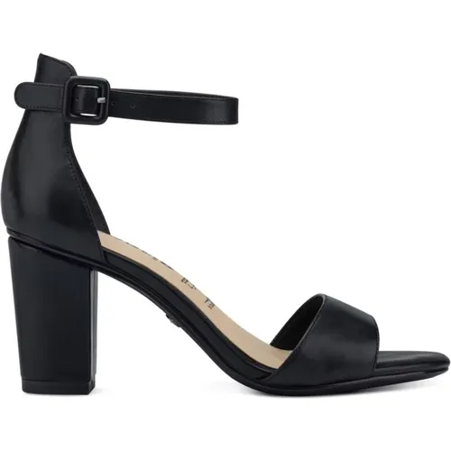 Leather High Heel Sandals , female, Sizes: 4 UK - tamaris - Modalova