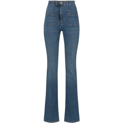 Stylische Denim Jeans , Damen, Größe: W27 - Elisabetta Franchi - Modalova