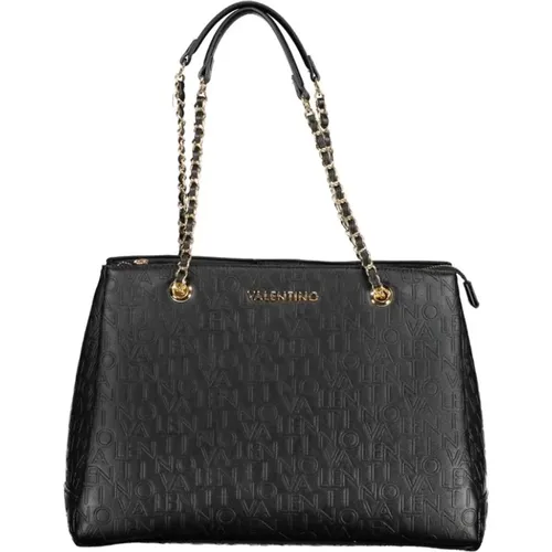 Polyethylene Shoulder Bag with Chain Handles , female, Sizes: ONE SIZE - Valentino by Mario Valentino - Modalova