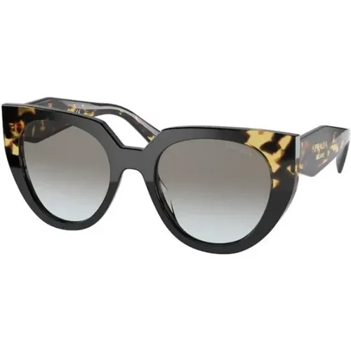 Black Frame Women's Sunglasses , female, Sizes: 52 MM - Prada - Modalova