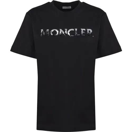Cotton T-shirts and Polos , female, Sizes: M, S - Moncler - Modalova