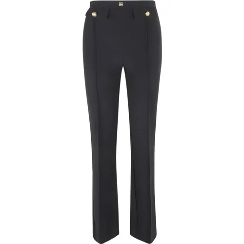 Flared Trousers , female, Sizes: L, S, XL, 2XL - Elisabetta Franchi - Modalova