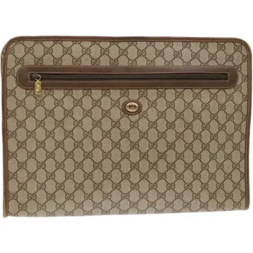 Pre-owned Leather clutches , female, Sizes: ONE SIZE - Gucci Vintage - Modalova