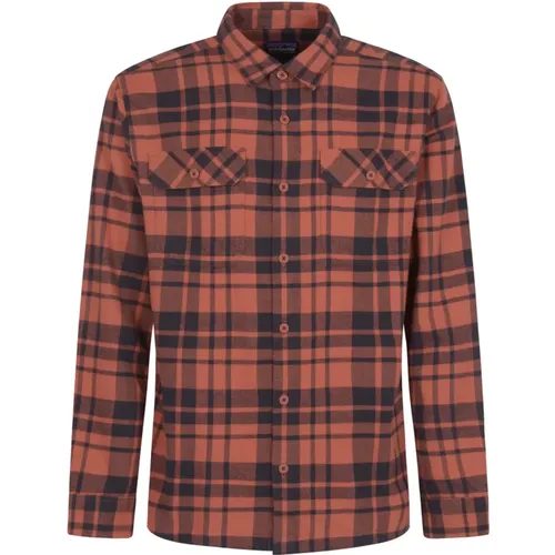 Cotton Flannel Shirt , male, Sizes: L, XL, S, M - Patagonia - Modalova