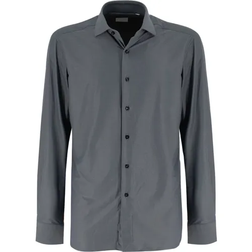 Elegantes Formales Hemd mit Japanischer Technologie , Herren, Größe: 5XL - Xacus - Modalova