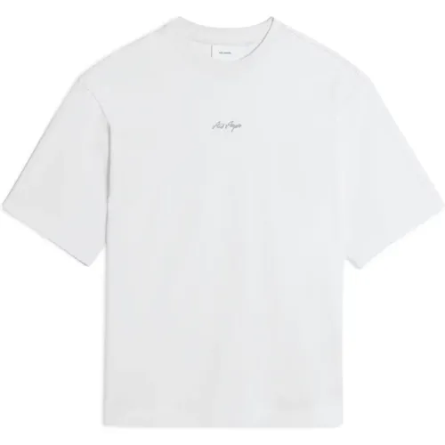 Weißes Sketch T-Shirt , Herren, Größe: S - Axel Arigato - Modalova