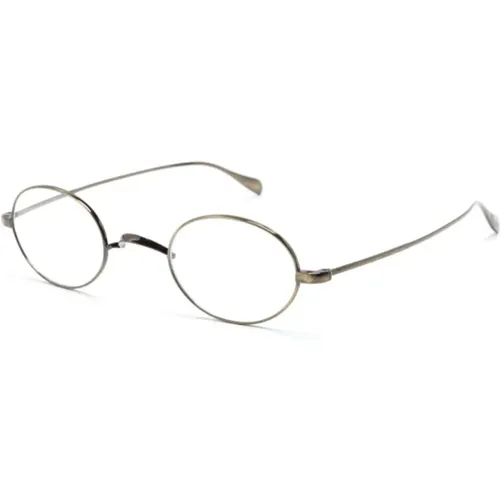 Gold Optical Frame Must-Have , male, Sizes: 43 MM - Oliver Peoples - Modalova