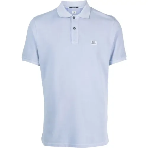 Logo Polo Shirt, Ikonischer Stil und Komfort , Herren, Größe: S - C.P. Company - Modalova