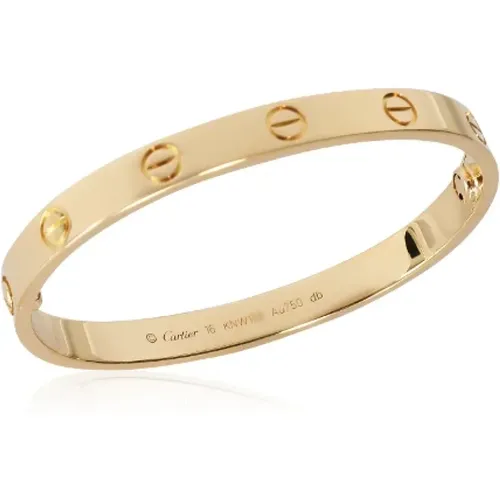 Pre-owned Gold bracelets , female, Sizes: ONE SIZE - Cartier Vintage - Modalova