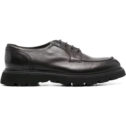 Brown Derby Lace Up Shoes , male, Sizes: 9 1/2 UK, 8 1/2 UK, 9 UK, 7 UK, 10 UK, 8 UK, 7 1/2 UK, 6 1/2 UK - Doucal's - Modalova