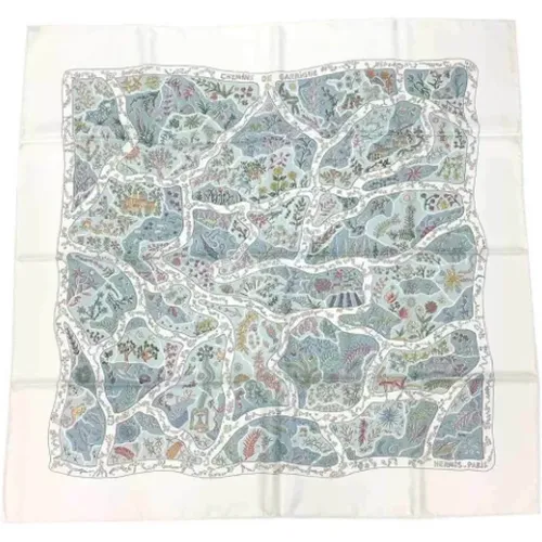 Pre-owned Silk scarves , female, Sizes: ONE SIZE - Hermès Vintage - Modalova