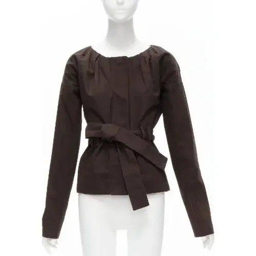 Pre-owned Cotton outerwear , female, Sizes: 2XS - Gucci Vintage - Modalova