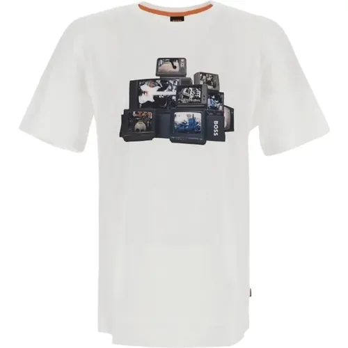 Short Sleeve T-Shirt , male, Sizes: L, XL - Hugo Boss - Modalova