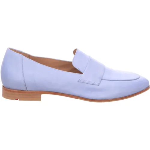 Blauer Lederslipper Eleganter Stil , Damen, Größe: 37 1/2 EU - Lloyd - Modalova