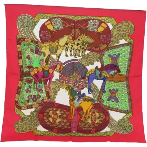 Pre-owned Silk scarves , female, Sizes: ONE SIZE - Hermès Vintage - Modalova