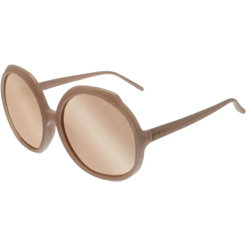 Sunglasses 417 Dusky Rose , female, Sizes: 60 MM - Linda Farrow - Modalova