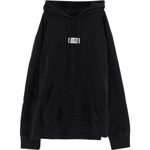 Baumwoll Logo Hoodie , Herren, Größe: XL - MM6 Maison Margiela - Modalova