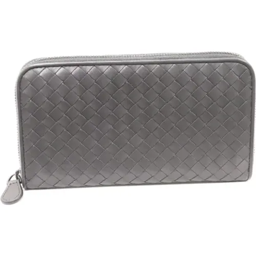 Pre-owned Leather wallets , female, Sizes: ONE SIZE - Bottega Veneta Vintage - Modalova