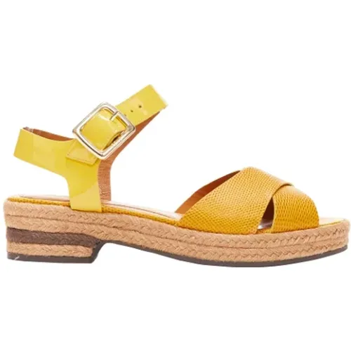 Pre-owned Leather sandals , female, Sizes: 3 1/2 UK - Fendi Vintage - Modalova