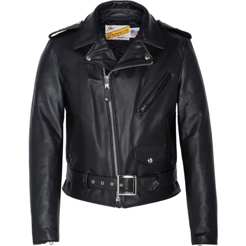 Iconic 1-Star Perfecto Jacket , male, Sizes: 3XS, 4XS, XS - Schott NYC - Modalova