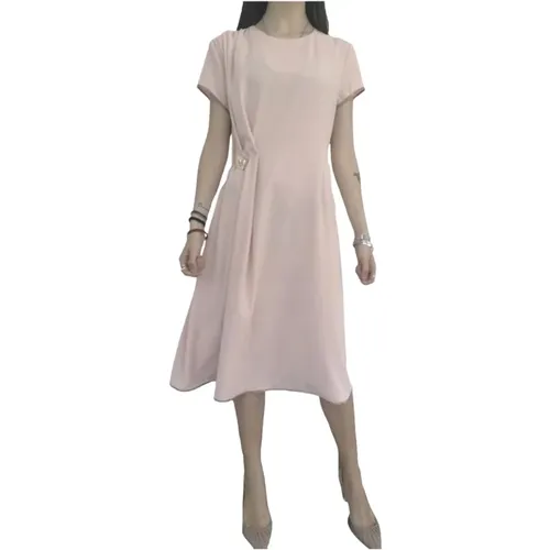 Knielanges Kleid , Damen, Größe: S - Alviero Martini 1a Classe - Modalova