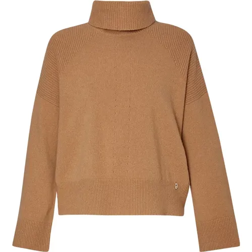 Brauner Pullover Trendy und vielseitig , Damen, Größe: L - Liu Jo - Modalova