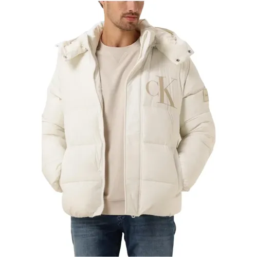 Mens Essentials Non Down Jacket , male, Sizes: XS, XL, S - Calvin Klein - Modalova