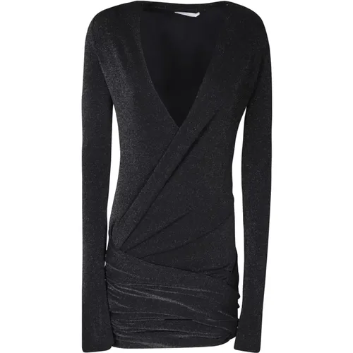 Schwarzes Kleid Stilvoll Eleganz , Damen, Größe: 3XS - REV - Modalova