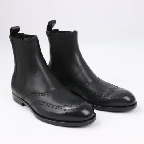 Pre-owned Leder boots - Bottega Veneta Vintage - Modalova